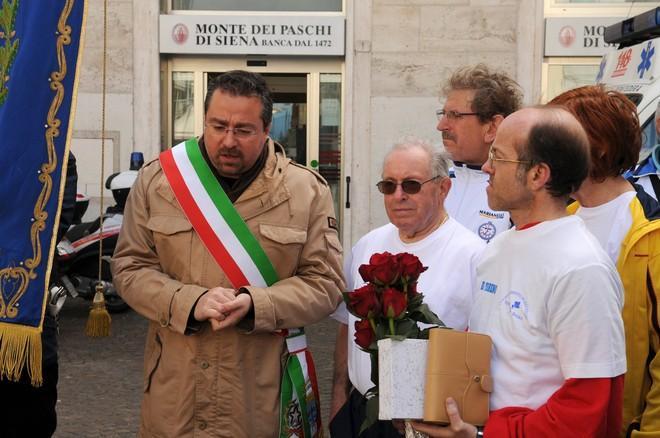 Fa sosta in Valdera la staffetta per il Moby Prince 