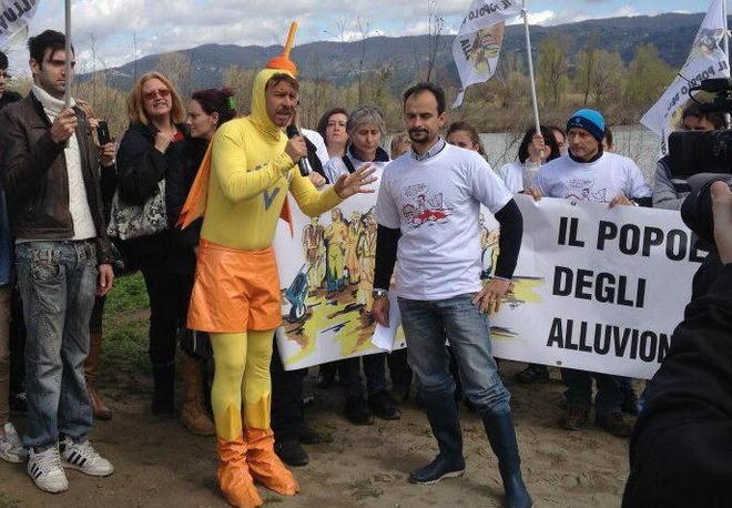 Striscia la Notizia a Romito Magra 