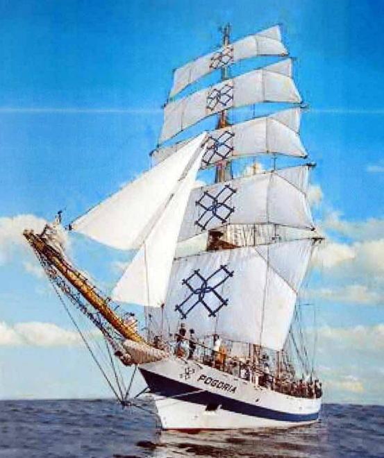  A lezione in alto mare sulla nave scuola Pogoria 