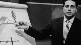 Gli ex alunni di Manzi sulla tomba del Maestro