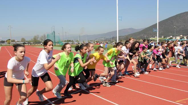 Studentiadi di atletica, giovani atleti sul podio