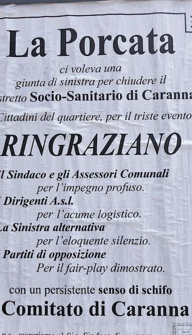 Chiusura del Distretto, Caranna in rivolta 