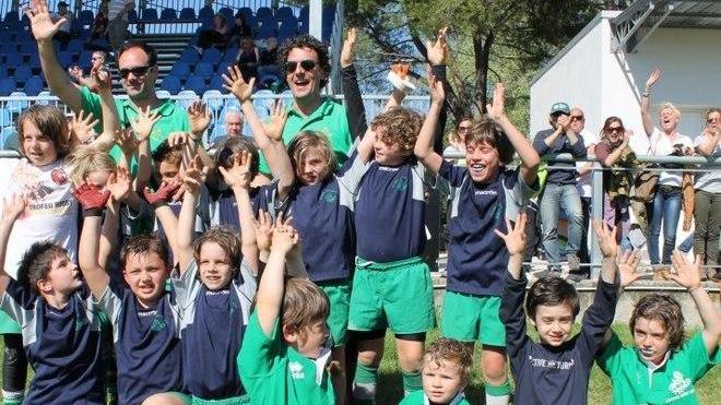 Coi baby rugbisti è sempre una festa