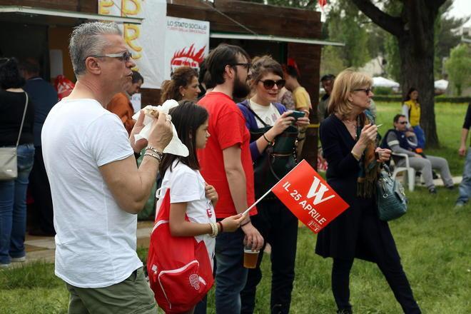 Parco affollato per la “Merenda partigiana” 