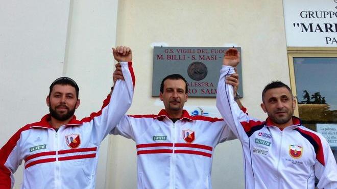 Pesi. due ori in Coppa per i Vigili del fuoco