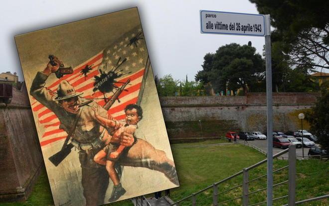 L’area verde intitolata alle vittime del 26 aprile ’43