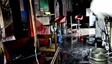 Attentato incendiario al centro Newroz 