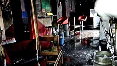 Attentato incendiario al centro Newroz
