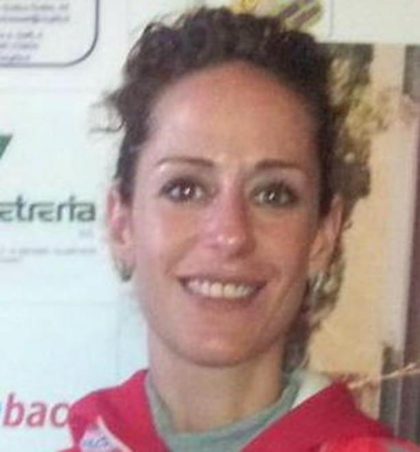 Landucci scortata dalla squadra all’arrivo dopo la rovinosa caduta