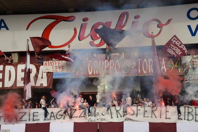 Festa allo stadio Mannucci per il rientro del Pontedera promosso 