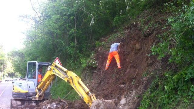 Nuove frane in Valbisenzio, disagi risolti in breve tempo