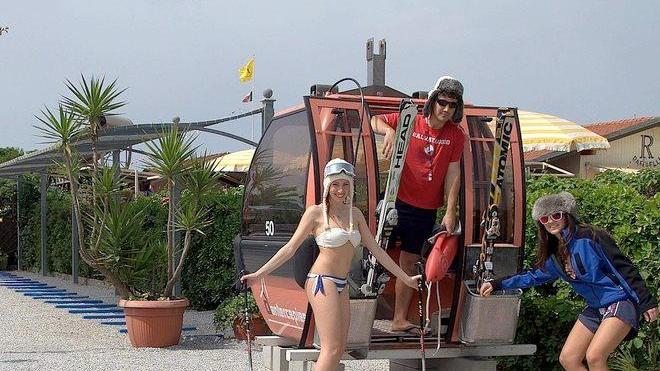 Sulla spiaggia arriva la cabinovia