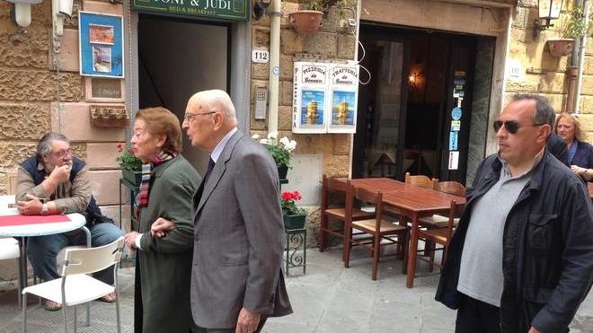 Passeggiata sul corso per Giorgio Napolitano