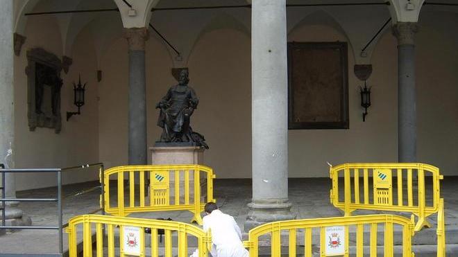 Il Comune ripulisce Palazzo Pretorio