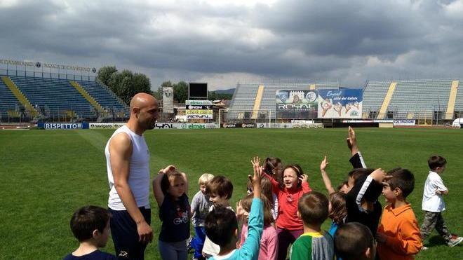 Azzurri: Maccarone si allena, ma solo coi bambini