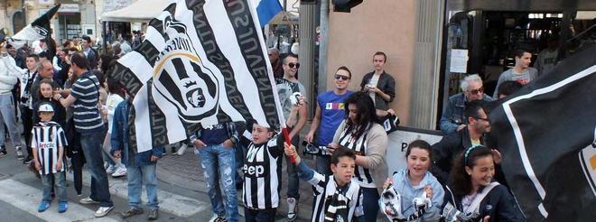 Caroselli per lo scudetto alla Juve
