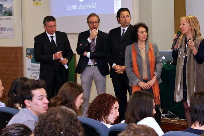 Le aziende Lu.Me. all’istituto Fermi