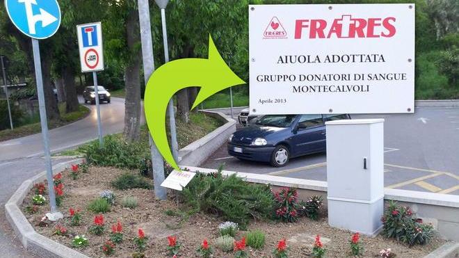 Una piazza in onore dei donatori di sangue