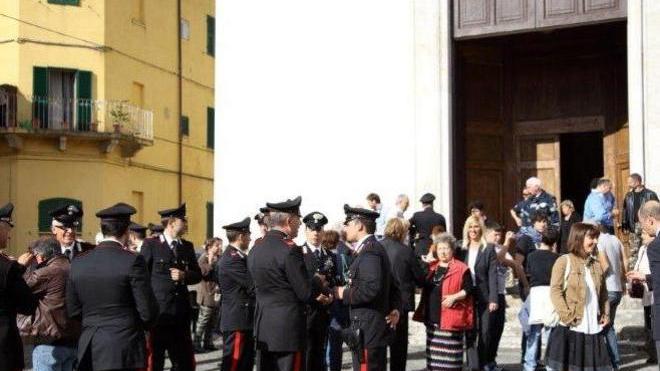 Omicidio Santarelli, la madre di Gorelli alla messa in memoria del carabiniere