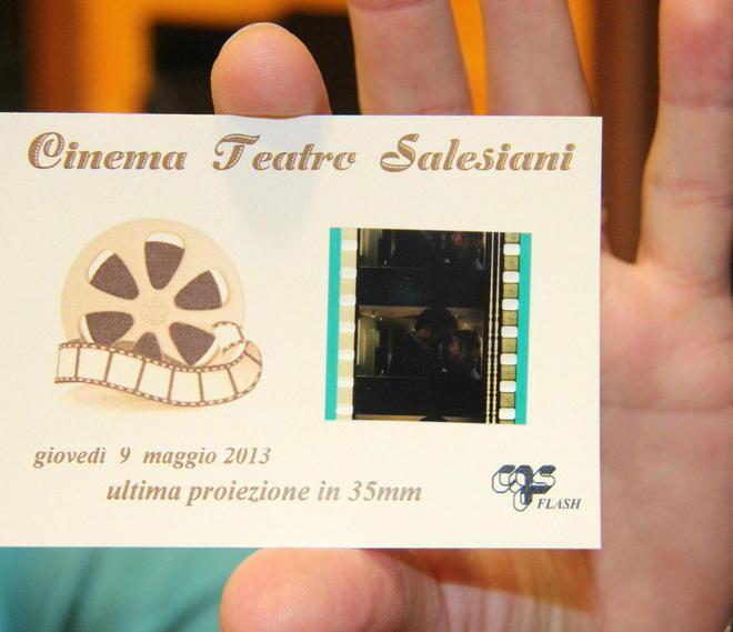 Salesiani, in pensione il vecchio proiettore ma il cinema vivrà 