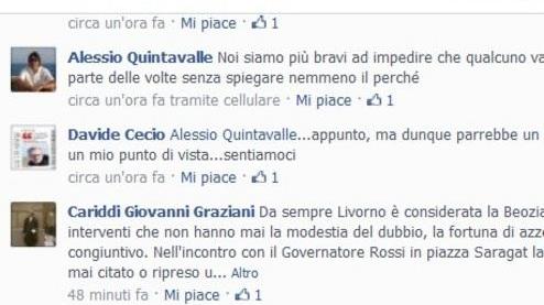 Su Fb: «Noi siamo più bravi a impedire che qualcuno vada...»