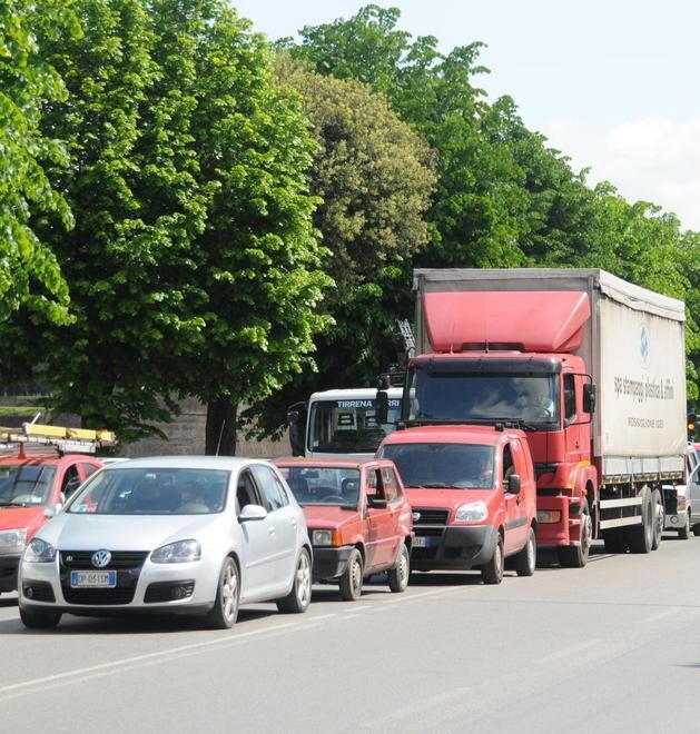 Lo studio della Provincia: traffico in calo fino al 75% 