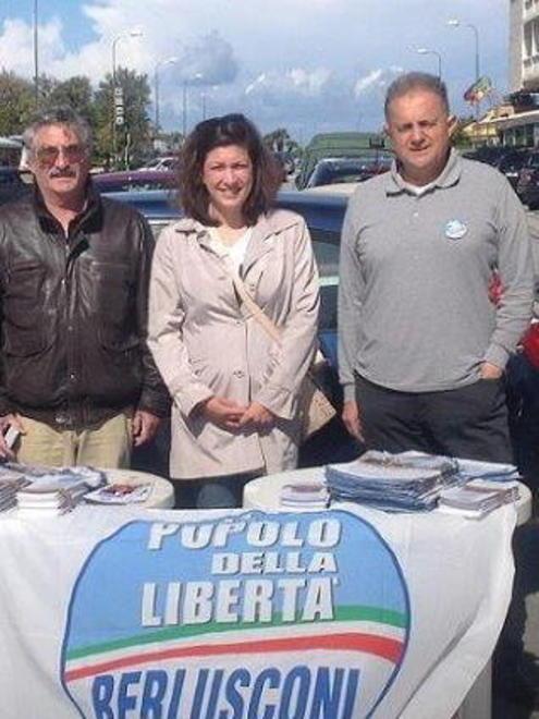I candidati tirreniesi del Pdl sono scesi in piazza