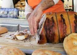 Porchettaro finisce nel mirino 