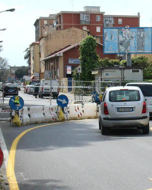 Rivoluzione nel traffico in viale Sauro