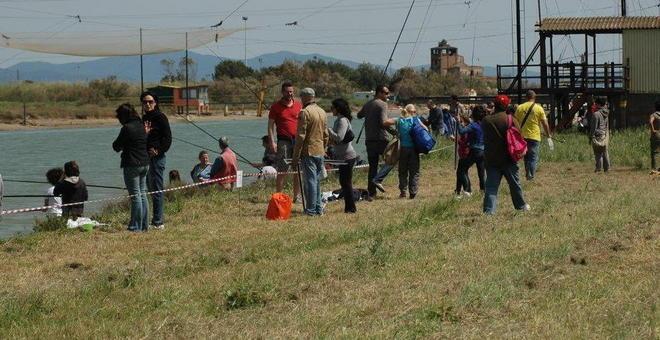 Tantissimi partecipanti alla giornata della pesca