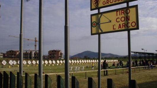 Un percorso per atleti disabili al campo di tiro con l’arco