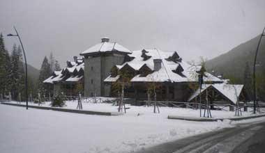 Bufera di neve all’Abetone e alla Doganaccia 