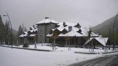 Bufera di neve all’Abetone e alla Doganaccia