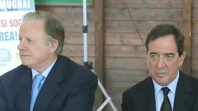 Matteoli e Gelmini «Il Pdl c’è, ed è unito al fianco di Mugnai»