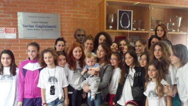 Ragazze in visita al Centro federale