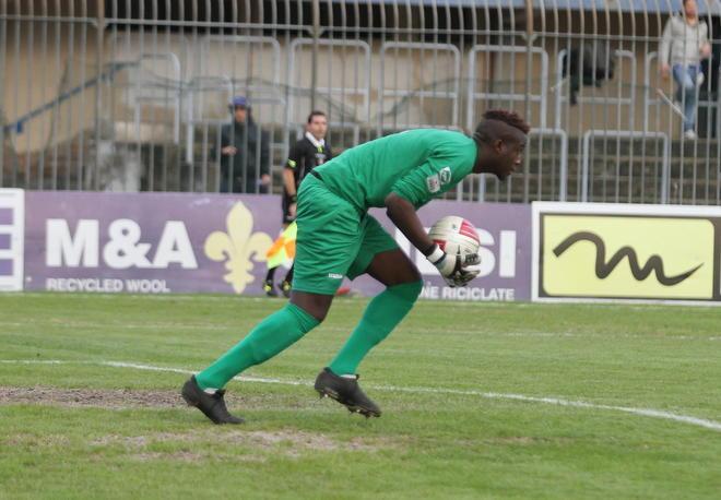 Prato sotto di un gol dopo il primo tempo a Sorrento 