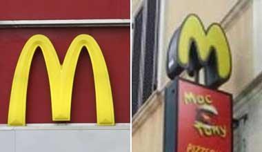 McDonald’s contro il bar: «L’insegna è uguale» 