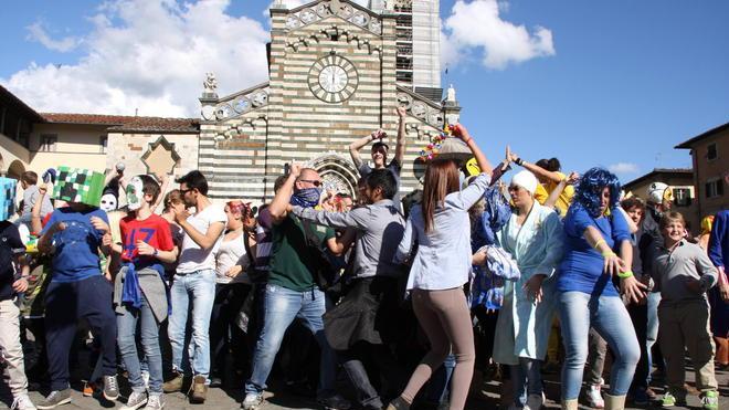 Poca gente ma tanto divertimento all’Harlem Shake