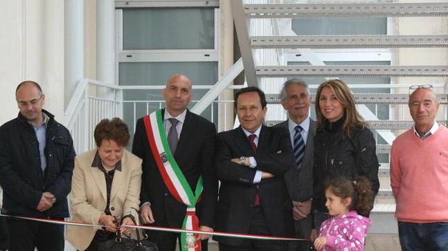 Villa Campanile, scuola più sicura inaugurata la scala antincendio