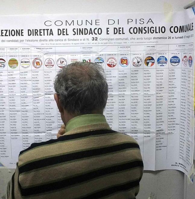 Una sfida a nove per il sindaco 