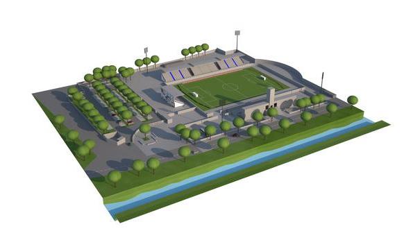 Nuovo Lungobisenzio: tribune vicino al campo da gioco e 160 posti auto