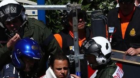 Massa, un altro choc «Salvo per fortuna»