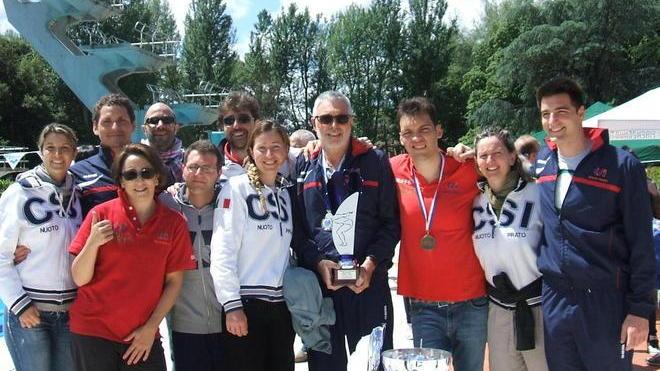 Csi Nuoto Master sul gradino più alto