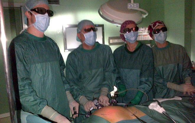 In sala operatoria come al cinema con una telecamera in 3D
