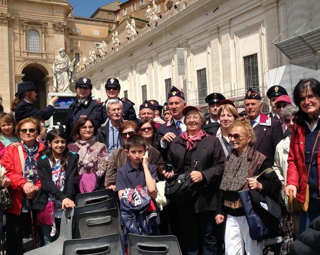 Poliziotti lucchesi all’udienza di Papa Francesco 