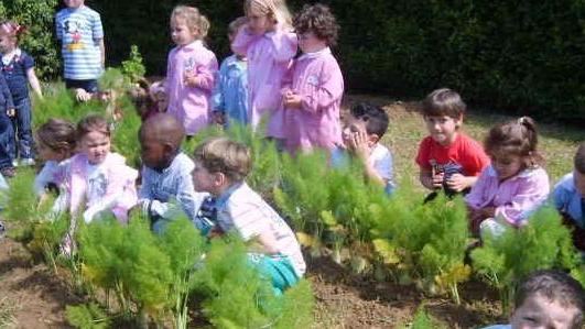 Bambini della scuola Aquilone imparano a coltivare l’orto