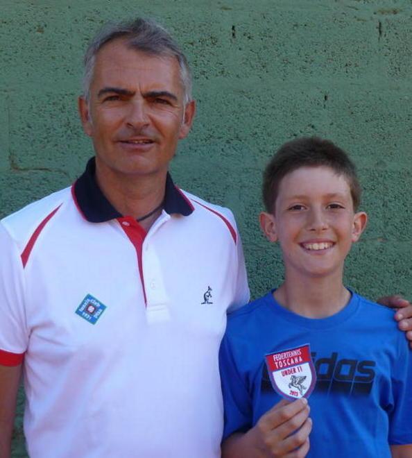 Francesco Maestrelli un campioncino al Tennis Club Pisa 