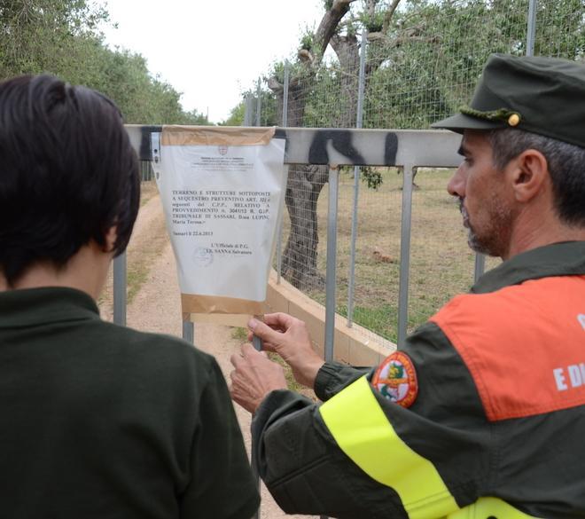 Sequestrata una lottizzazione abusiva 