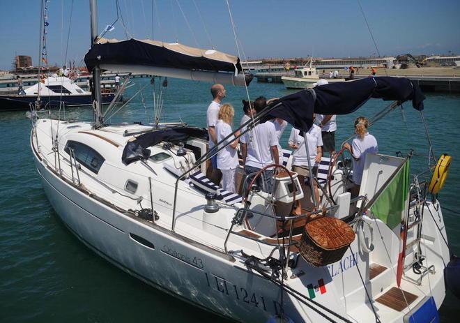 Un medico pisano alla guida di Flachì, un 12 metri a vela