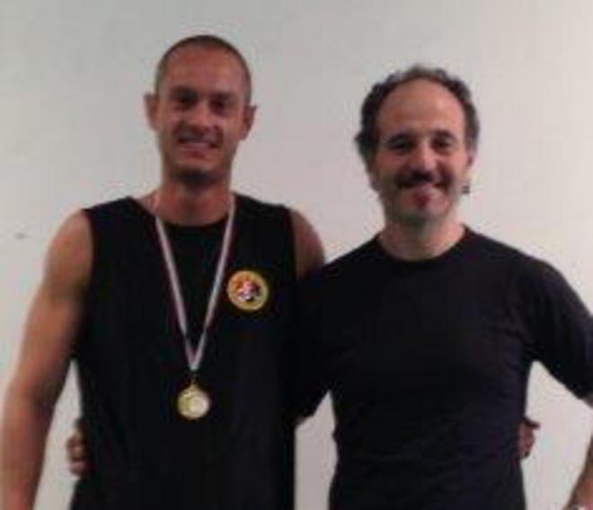 Marco Virgili in evidenza agli italiani di wushu
